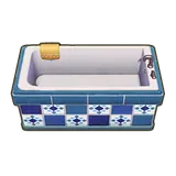Petit Planet Blue Mosaic Porcelain Bathtub icon