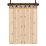 Petit Planet Floral Shower Curtain icon