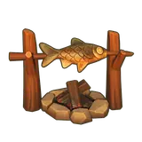 Petit Planet Golden Savanna Campfire Fish Rack icon