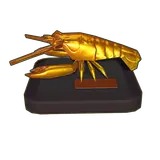 Petit Planet Golden Spiny Blind Lobster Statue icon