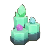 Petit Planet Icy Fluorite Gem Set icon