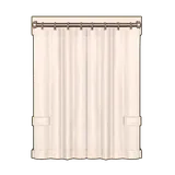 Petit Planet Pearl-White Curtains icon