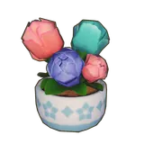Petit Planet Tricolor Potted Mooncycle Rose icon