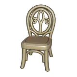 Petit Planet White Wrought Iron Park Bench icon